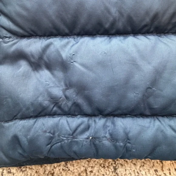 The North Face Men’s Goose Down Insulated Navy Blue Puffer Jacket Sz Small - Picture 12 of 13